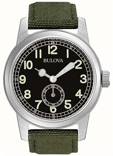 bulova military watches for men